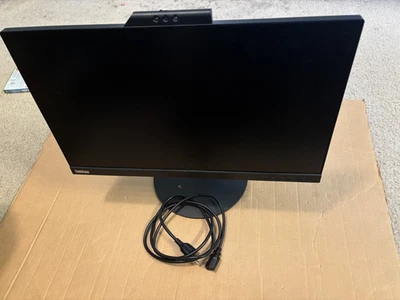 Lenovo ThinkVision T22v-10 21.5" Full HD IPS LED Monitor - Black - Image 1 of 4