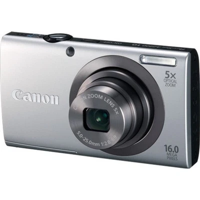 Canon PowerShot A2300 Digital Camera  2.7" LCD HD 16-megapixel 5x Optical Zoom - Image 1 of 4