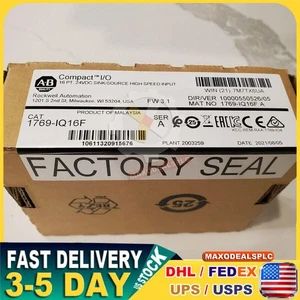 New Sealed AB 1769-IQ16F CompactLogix 16 Pt 24VDC I/O Input Module US - Picture 1 of 2