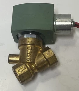 ASCO Red-Hat 3/8” Brass Solenoid Valve 8210G073 - Picture 1 of 5