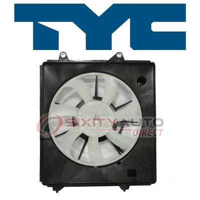 TYC Right AC Condenser Fan Assembly for 2015-2020 Honda Fit Heating Air co - Image 1 of 4