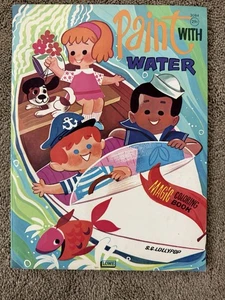 RARE 1968 Paint with water Magic coloring book by Lowe Publishing NEVER USED - Picture 1 of 10
