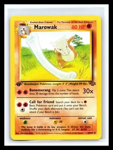 💥 Carta Marowak 39/64 Jungle 1° Edizione Non Holo Foil Pokemon 1999 Vintage - Foto 1 di 2