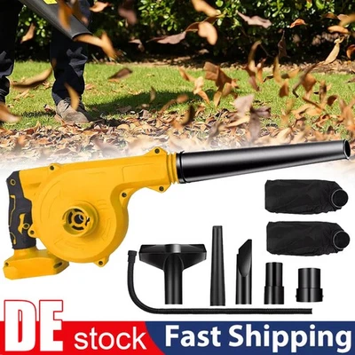 MARKENLOS Für Dewalt 18V 21V Akku Laubbläser Gebläse Handbläser Blasgerät Laubgebläse NEU