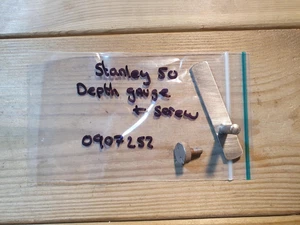 Vintage Stanley No 50 Plane Depth & Screw Gauge Old Woodworking Hand Tools Tool - Picture 1 of 2
