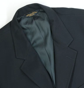 Blazer para hombre 43 R Brooks Brothers Brooksease azul marino dorado botones parche bolsillo - Imagen 1 de 13