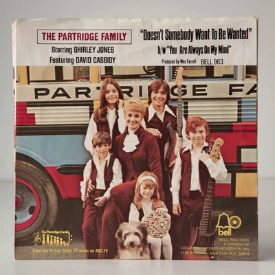 1971 The Partridge Family~Doesn’t Somebody Want to Be Wanted 45 w Pic. Sleeve - Image 1 of 4