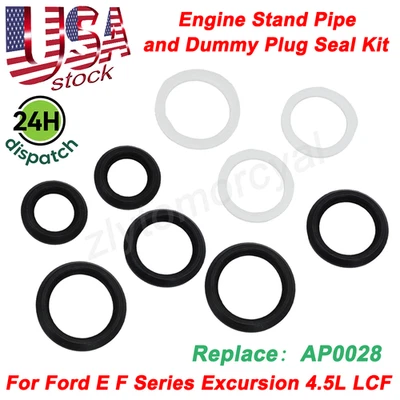 Kit de sello de enchufe y tubo de pie para Ford F250 F350 Excursion E350 E450 AP0028 Foto 1 de 4