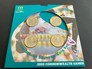 2002 COMMONWEALTH GAMES £2 X 4 BU COINS IN ROYAL MINT PACK (REF.N1) - Picture 1 of 1