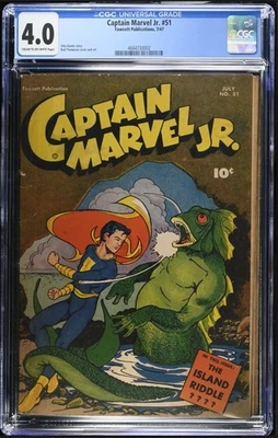 Captain Marvel Jr. #51 (Fawcett Comics July 1947) CGC 4.0 - Image 1 of 2