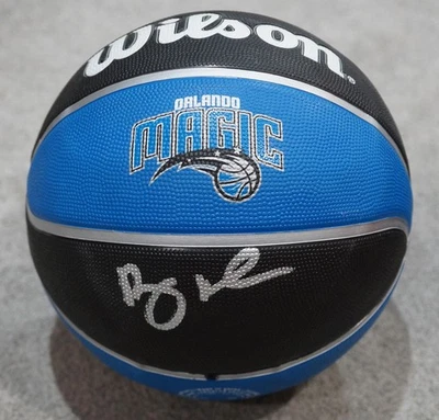 PENNY HARDAWAY Signed Orlando Magic Logo NBA Basketball + BECKETT Wit COA W1232 - Image 1 of 3