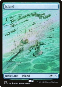 MTG Island SLD Common Foil #673 - Picture 1 of 1