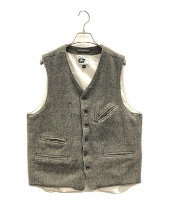 Engineered Garments Light Gray Wool Vest Size L Buttoned good condition Casual - Image 1 of 4