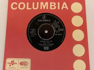DAVE CLARK & FRIENDS Draggin' The Line 1971 UK Columbia DB8834 EXCELLENT - Picture 1 of 1