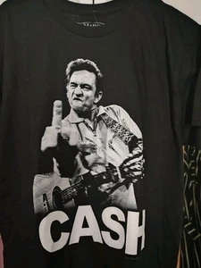 Johnny Cash San Quentin State Prison T-Shirt Black Size Large - Picture 1 of 3