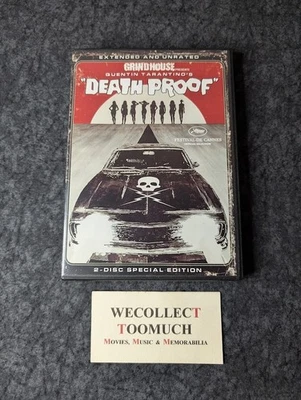 Death Proof 2007 DVD Grindhouse 2 Disc Extended Widescreen Kurt Russell * - Image 1 of 4