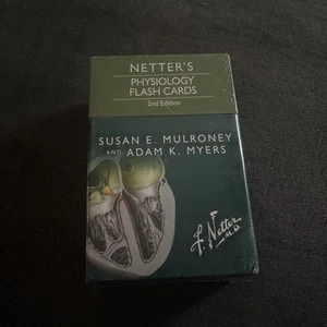 Netter's Physiology Flash Cards 2nd Edition by Susan E. Mulroney & Adam K. Myers - Picture 1 of 2