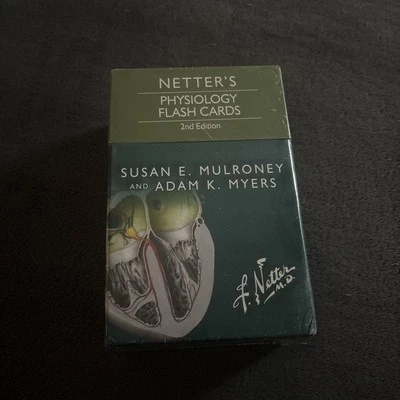 Netter's Physiology Flash Cards 2nd Edition by Susan E. Mulroney & Adam K. Myers - Image 1 of 2