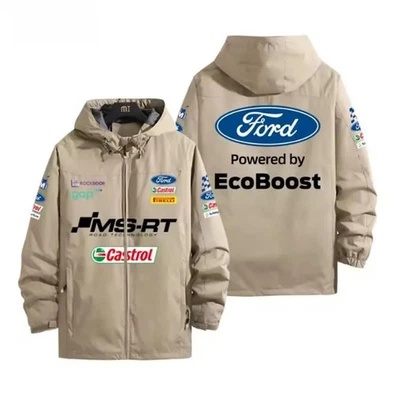 Fashion 3D Printed Men's Zip Up Windbreaker Jacket Outdoor Sportswear - Image 1 of 2