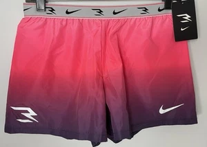 Nike Dri-Fit 3BRAND Russell Wilson Girls Short XL 13-15yrs Racer Pink 4Q0493-A4F - Picture 1 of 13