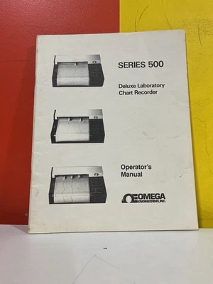 OMEGA 555, 585, and 595 Recorder Operator's Manual - Image 1 of 2