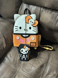 HK Halloween Mini Rucksack & Kartenhalter Neu ohne Etikett leuchtet im Dunkeln  - Bild 1 von 7
