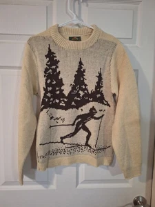 Vintage Alps Knitmaster Pullover Skifahren Herren Größe S - Bild 1 von 4