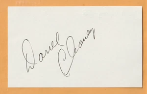 Darrel Chaney Cincinnati Reds AUTO Signed 3x5 Note Card Purdue Boilermakers - Picture 1 of 2