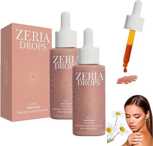 1/2/3PCS Zeria Sunless Tanning Drops for face and body Tanning Skin Drops 60ML - Picture 1 of 9