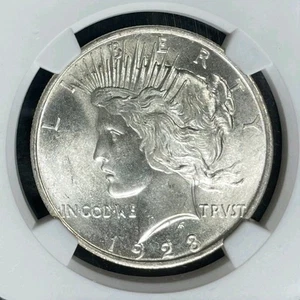 Dólar de plata de la paz 1923 ~ NGC MS 64 ~HERMOSA MONEDA ~ REF#95-018 - Imagen 1 de 4