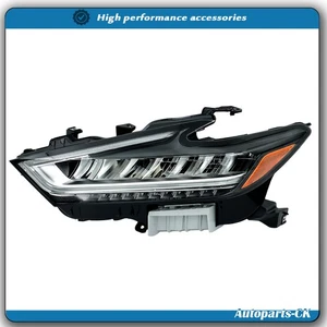 Faro Lado Izquierdo Nissan Máxima 2019 2020 2021 Faro LED Carcasa Cromo - Imagen 1 de 15