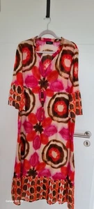 Grace, Kleid Batik Ornamente Pink Braun Gr. S - Bild 1 von 10