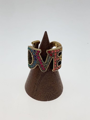 Anello Gucci Misura 6 Donna AMATO Strass Stone Chip Ali