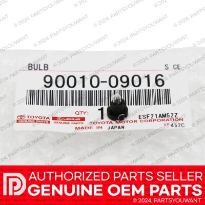 GENUINE Toyota OEM 2003-2009 4Runner Cooler Control Dash Light Bulb 90010-09016 - Image 1 of 2