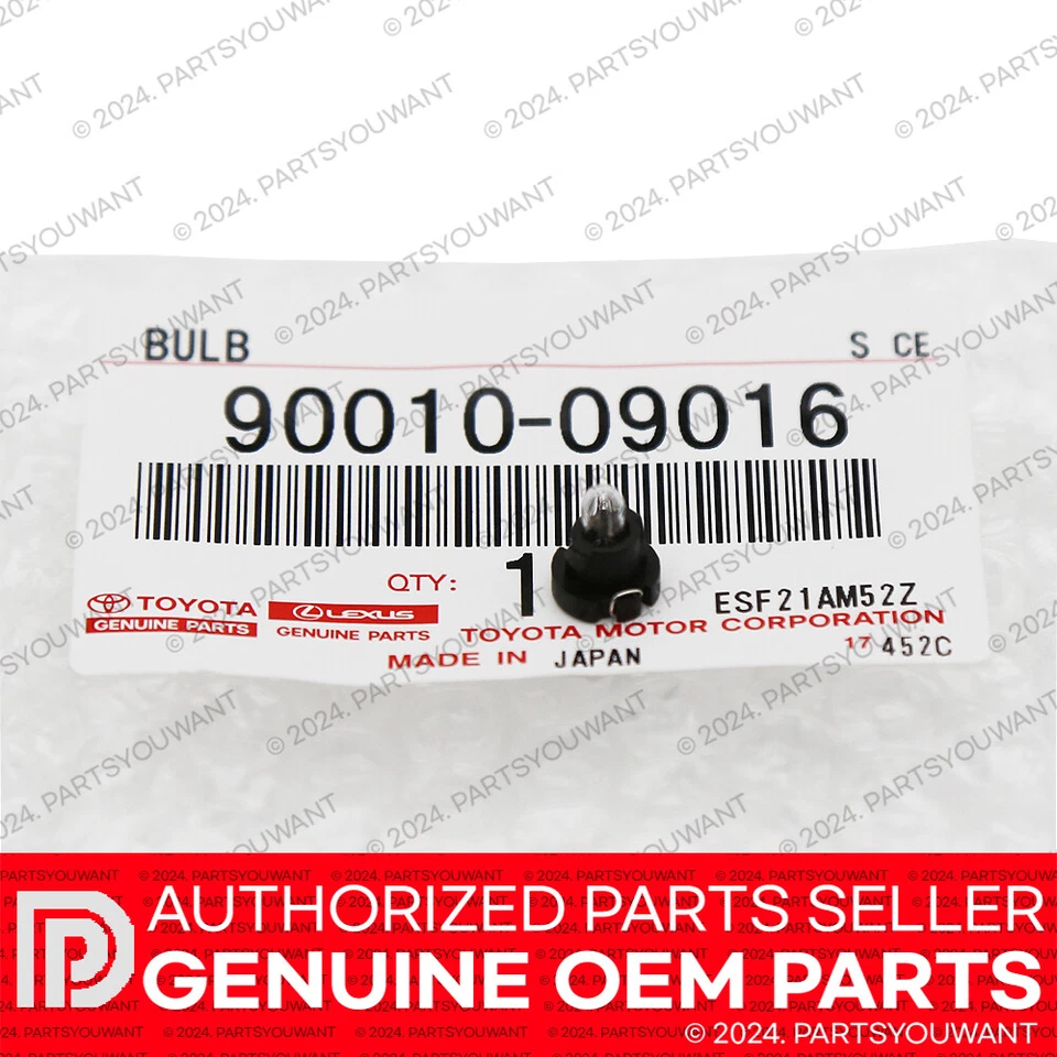 GENUINA Toyota OEM 2003-2009 4Runner Enfriador Control Tablero Bombilla 90010-09016 Foto 1 de 2