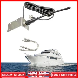 VHF Marine Antenna Stubby Boat Antenna External Antenna for Boat Sailboat Yacht - Photo 1/12