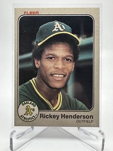 Rickey Henderson - 1983 Fleer #519