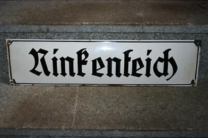 Original Altes Emailschild,Straßenschild Drittes Reich 1938,Vintage,Deko,Retro - Bild 1 von 2