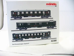 MÄRKLIN 42386 PERSONENWAGEN-SET  EPOCHE II der SBB KL6097 - Bild 1 von 2