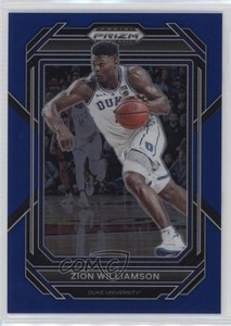 2023-24 Panini Prizm Draft Picks Blue Prizm /199 Zion Williamson #73