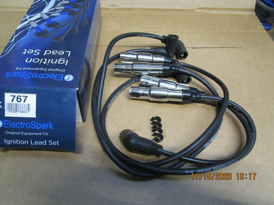   ELECTROSPARK PLUG LEAD SET OEK 767 FITS AUDI A4 & ALHAMBRA & SKODA OCTAVIA FAB - Imagem 1 de 1
