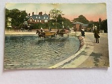 Hampstead Postcard London White Stone Pond Horse & Cart 1907 C Morgan & Co.