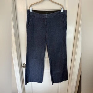 J. Crew Women’s Favorite Fit Wide Leg Jeans - Size 12 - Picture 1 of 7