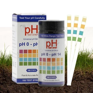Soil PH Test Kit Tester 100pcs Litmus Strips PH 0-14 For Testing Soil Water - Picture 1 of 11