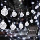 Led Outdoor Solar String Lights Solar Lamp For Fairy Holiday Christmas Party