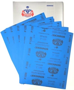 Matador Abrasive Wet Dry Sandpaper 5 Sheets 1200 Grit 9" x 11" Silcon Carbide - Picture 1 of 10