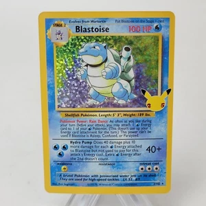 Blastoise 2/102 Holo Classic Collection Celebrations Pokémon Card (B) - Picture 1 of 2
