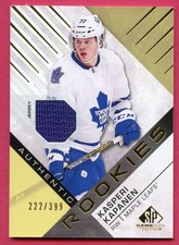 KASPERI KAPANEN 2016-17 SP GAME USED JERSEY GOLD 140 TORONTO MAPLE LEAFS 222/399