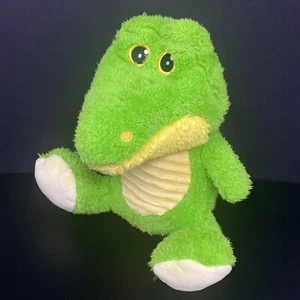 Spark Create Imagine Green Yellow Alligator Croc Plush Rattle Stuffed Animal Toy - Picture 1 of 6