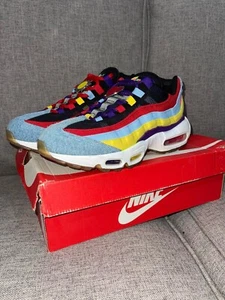 Nike Air Max 95 SP Psychic Blue/Chrome Yellow CK5669 400 UK 7.5 - Picture 1 of 7